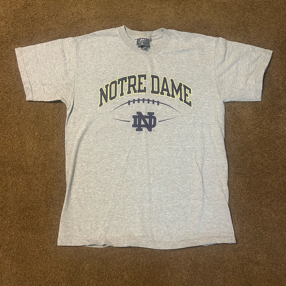 Notre Dame Football Gray T-Shirt
